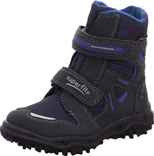 Superfit Jungen HUSKY warm gefütterte Gore-Tex Schneestiefel, Blau (Blau (Blau 83)), 40...