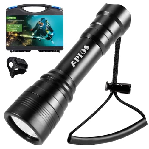 Aplos S2 3000 Lumen 4 Beleuchtungsmodi Tauchlampe Unterwasser wasserdichte...