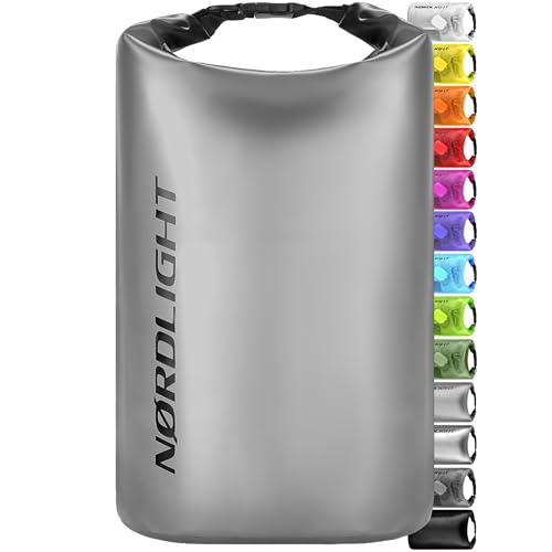 Nordlight Dry Bag 2L Wasserdichter Beutel - (Grau) Wasserdichter Packsack Mit Roll Top...