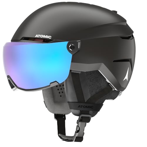 ATOMIC SAVOR VISOR STEREO Skihelm mit Visier - Schwarz - Größe S - Maximale...