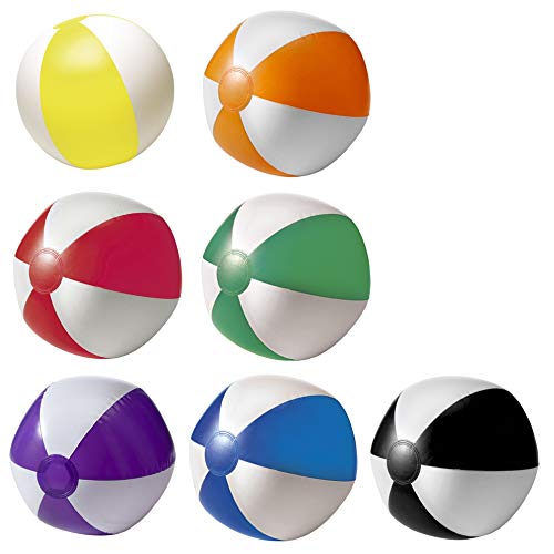 Set aus 6 Aufblasbare Wasserbälle Strandbälle Beachball Urlaub Beach Strand Pool...