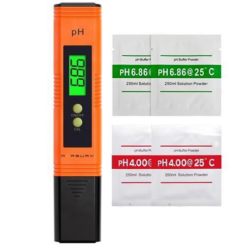 Measury PH Wert Messgerät Pool, PH Messgerät Pool Digital, PH Meter Wein, Wasser und...