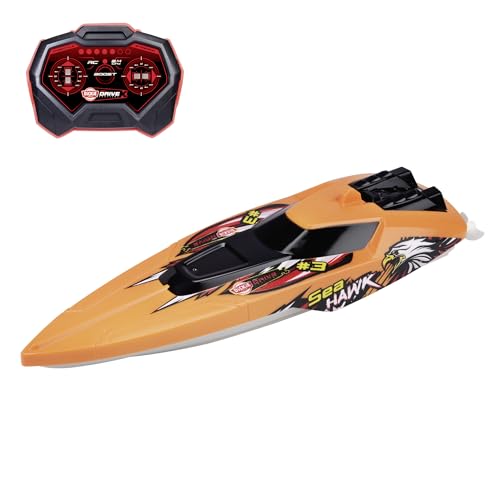 Dickie Toys - RC Boot Sea Hawk - ferngesteuertes Boot ab 6 Jahre für Pool oder See mit...