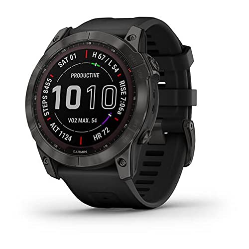 Garmin Fenix 7X Sapphire Solar - Carbon Grey DLC Titan