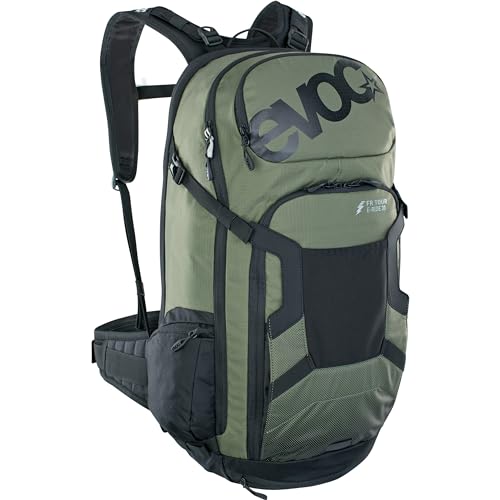 EVOC Unisex Fr Tour E-Ride 30 Fahrradrucksack, Dunkeloliv/Schwarz