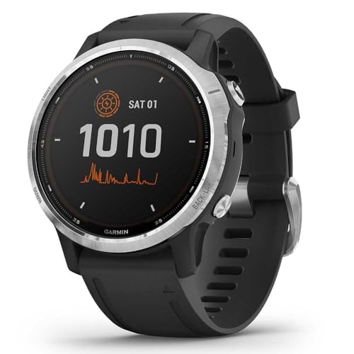 Garmin fenix 6S – schlanke GPS-Multisport-Smartwatch mit Solar-Ladefunktion für bis zu...