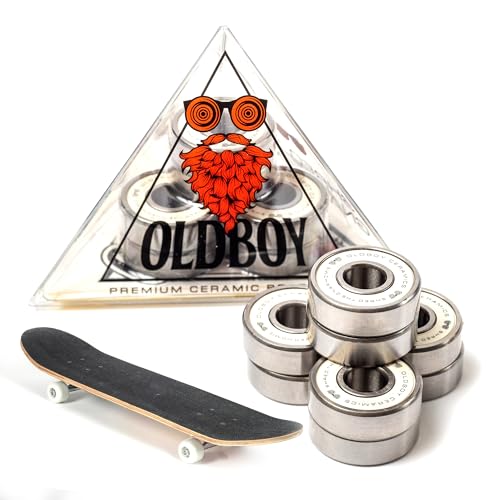 Oldboy Premium Ceramic - Keramik-Kugellager für Longboard & Skateboard - unzerstörbar -...