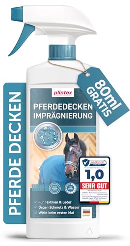 PLINTEX® 580ml Pferde-Decken Imprägnierspray für Pferde Outdoordecke, Regendecke I...