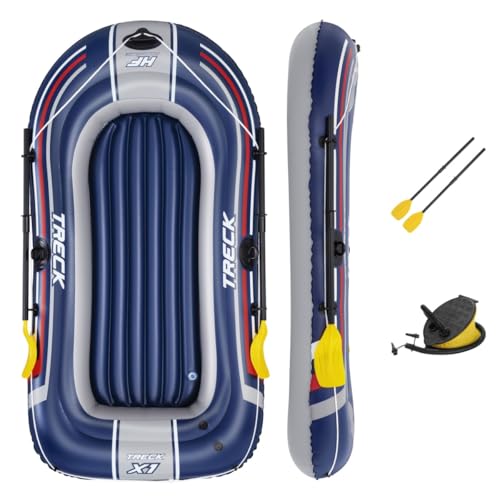 Bestway Hydro-Force™ Schlauchboot-Set, Treck X1, 228 x 121 x 32 cm, für 2 Personen, mit...