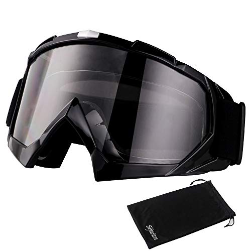 Japace Motorradbrillen Skibrille Anti Fog UV Schutzbrille mit Double Lens...