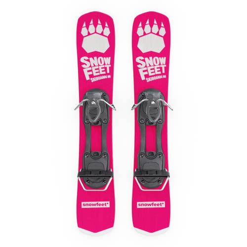 Snowfeet Kurze Mini-Ski für Schnee