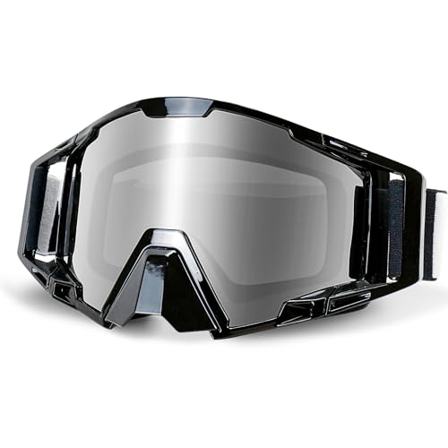 NENKI Motocross Brille, Motorradbrille mit Nasenschutz, Skibrille für Damen und Herren,...