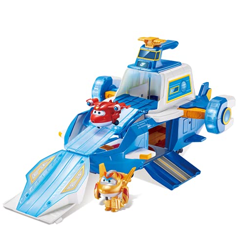 Super Wings Spielset Airport World Aircraft + 2 Spielflugzeug- und...