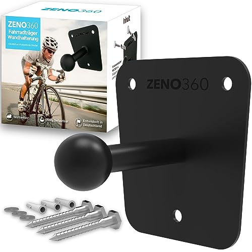 Zeno360 Fahrradträger Wandhalterung | Inkl. Schrauben und Dübel | Universelle...