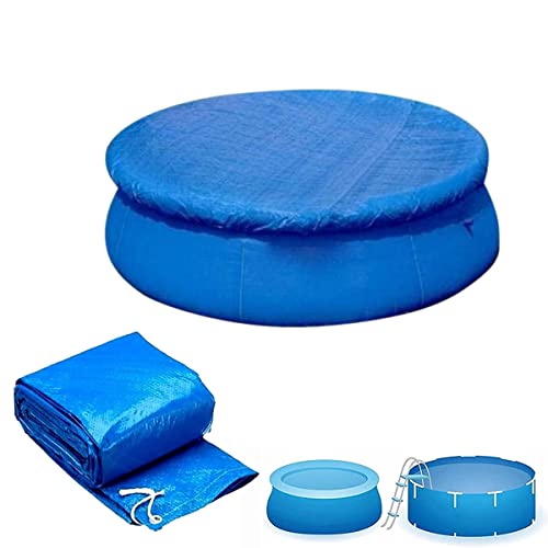 Poolabdeckung Rund, Abdeckungen Rund Pool Cover Easy Set Staubdicht Pool Protector...