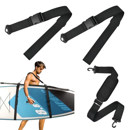 Ehuihuan Surfbrett Schultergurt, Kajak Schultergurt Verstellbarer 80-140cm, Paddle Board...