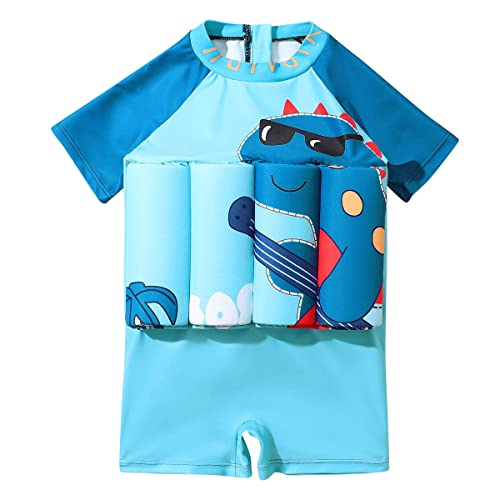 Jungen Schwimmender Badeanzug Dinosaurier Schwimmhilfe Kind Baby Einteiliger Schwimmkraft...