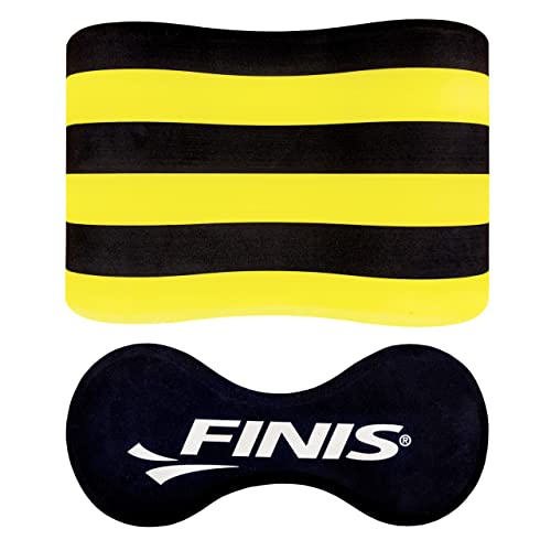 Finis Foam Ages 12 Pull Buoy, yellow/Black, one size
