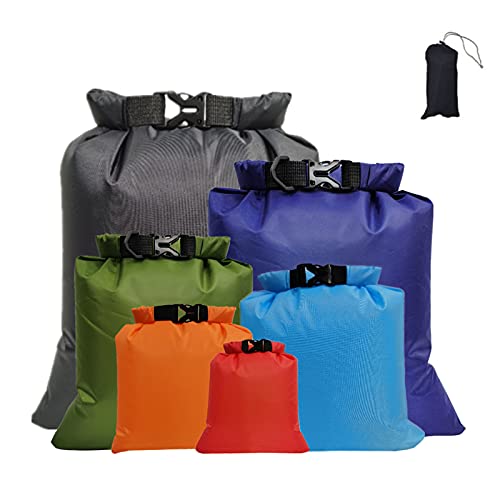 wasserdichte Tasche 6 Stück Packsack Tasche Wasserdicht Trockenbeutel Trockensack...