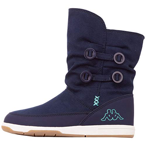 Kappa Unisex Kinder Cream Winter Boots, Blau Navy Mint 6737, 39 EU