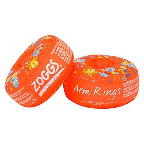 Zoggs Armringe Schwimmflügel, Kinder 1–6 Jahre, 11-30kg Zoggy Arm Rings Orange/Multi