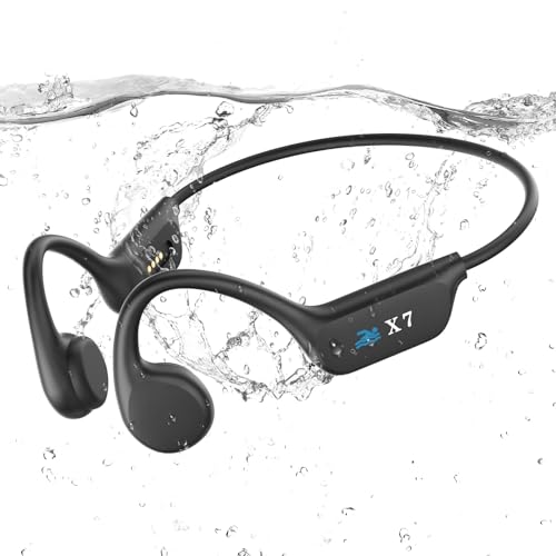 Guudsoud Knochenschall Kopfhörer,Kopfhörer Schwimmen, Bluetooth IP68 wasserdichte...