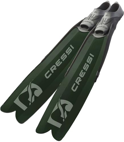 CRESSI Gara Modular Boost Fins Green - Lange Flossen Ideal für fortgeschrittene Apnoe und...