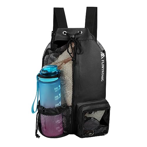 flintronic Rucksack mit Kordelzug, wasserdichte Schwimmtasche, Sport-Turnbeutel mit...