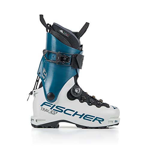 Fischer Damen Travers TS Tourenskischuhe, White-Blue, 24,5