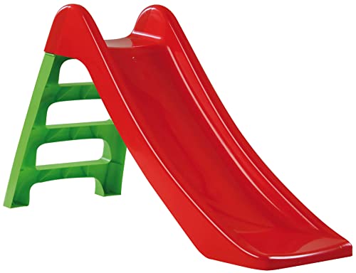 Dohany Mini Kinder Rutsche Wasserrutsche freistehend Rutschlänge 114 cm rot/grün mit...