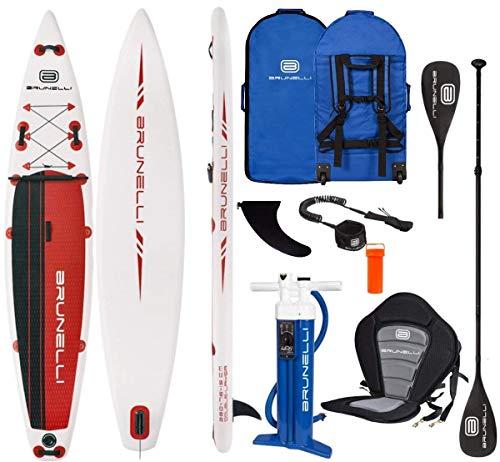 Brunelli 12.6 Premium SUP Touring iSUP Double Layer Surf-Board 381cm