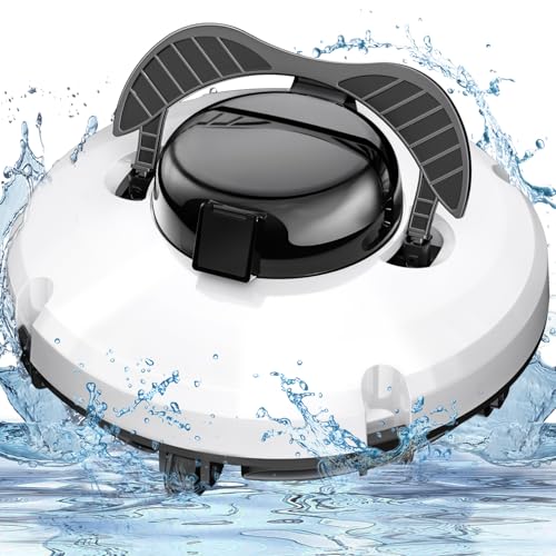 Poolroboter Automatische Poolreiniger, Kabelloser Poolsauger, Automatische Reinigung mit...