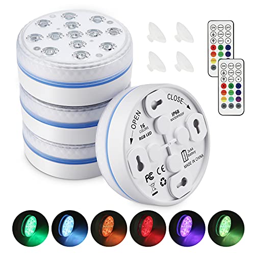 Moxled Unterwasser Licht, 13 LED Poolbeleuchtung Unterwasser Magnetische mit...