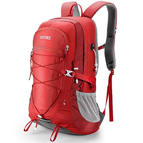 HOMIEE Wanderrucksack 45L, Herren Damen Wasserdichter Rucksack Trekkingrucksack...