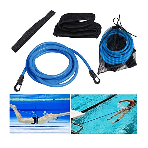 4M Pool Schwimmgürtel Einstellbare | Schwimmwiderstand Gürtel | Durable Schwimmgurt für...