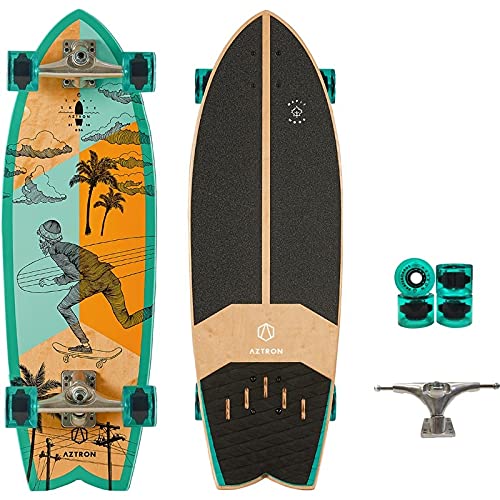Aztron Street 31, Surfskate Board Unisex, mehrfarbig, L