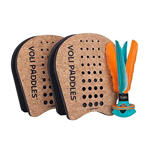 Waboba VOLI - Rethink Your Paddle Game – Backyard Set Includes: 2 Wearable Paddles and 1...