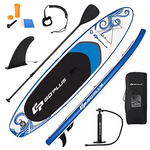 GOPLUS 325/335 cm Stand Up SUP Board Set, Aufblasbare Paddle Board, stabil und leicht mit...