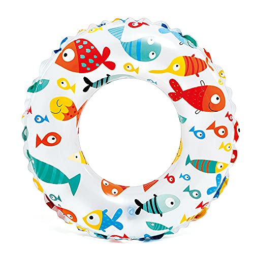 Intex Kinder Lively Print Swim Rings Lively Print Swim Rings, Pink Octopus/Coral Reef...