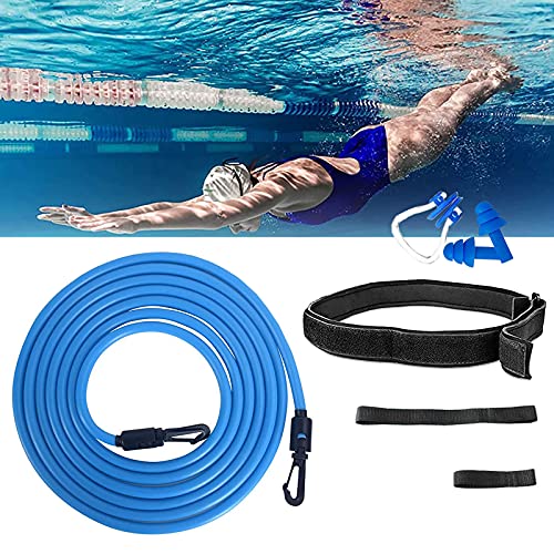 Schwimmgurt Erwachsene,4m Einstellbare Schwimmgurt Für Pool,Schwimmtrainer...