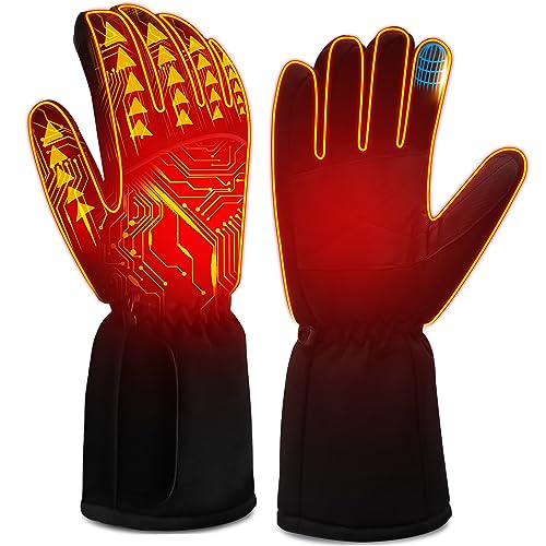 Svpro Beheizbare Handschuhe,Warm Winterhandschuhe Herren Damen Touchscreen Skihandschuhe...