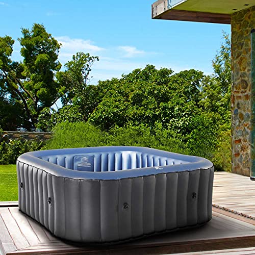 Whirlpool aufblasbar BRAST® MSpa Tekapo für 6 Personen 185x185cm In-Outdoor Pool 132...