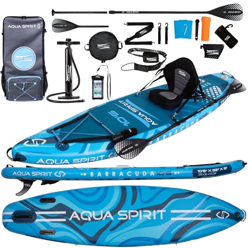 ZRAY Premium Stand-Up-Paddle Board-Set, aufblasbares SUP 320 x 81 x 15 cm