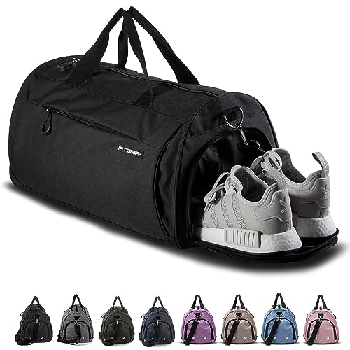 Fitgriff® Sporttasche & Reisetasche für Damen und Herren - mit Schuhfach & Nassfach -...