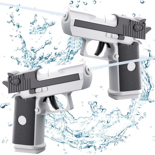 2 Stück Wasserpistole für Kinder,Wasser Spritzpistole Kunststoff,Premium Wasserpistolen...