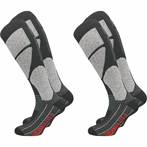 GAWILO 2 Paar Herren THERMOLITE Skisocken – Snowboardsocken – Funktionssocken mit...