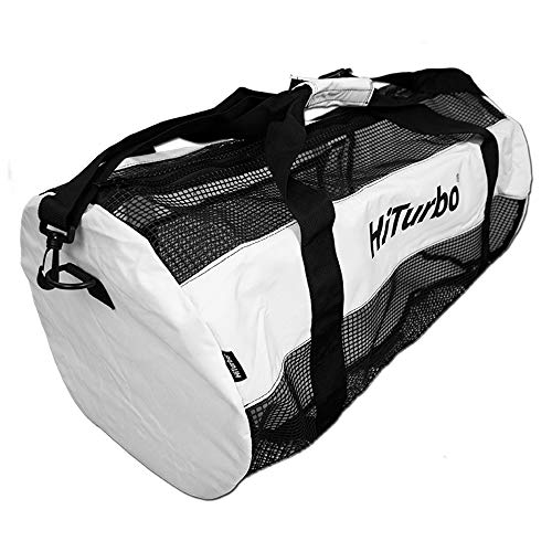 Hiturbo Netz Tauchtasche Mesh Duffle Bag Transporttasche für Tauchen Schnorcheln Reisen...