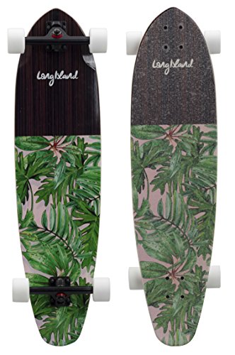 Long Island 37 Li, Kicktail Longboard Unisex Erwachsene Einheitsgröße Multicolore/Bruna