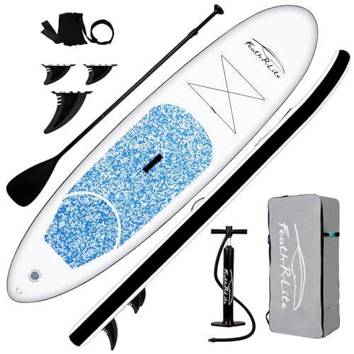FunWater Aufblasbares Stand Up Paddle Board Surfbrett SUP Komplettes Paddleboard Zubehör...