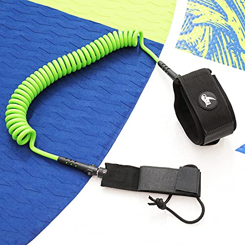 AKD Leash für Stand Up Paddling Board aus 7mm TPU-Seil 10 ft, SUP Leash, Surfboard-Leine